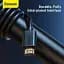 Кабель Baseus High Definition Series HDMI To HDMI Adapter Cable 5m CAKGQ-D01 Black - мініатюра 4