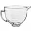 Чаша KitchenAid 5KSM5GB стеклянная, с ручкой и мерной шкалой 4.7 л (5KSM5GB) - миниатюра 1