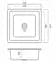 Кухонная мойка Platinum 4040 RUBA (SP000040839) - миниатюра 8