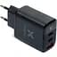 Зарядное устройство Vinga 2xUSB-C PD30W + USB-A QC30W Display 30W Max (VCR30ACCDB) - миниатюра 1
