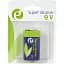 Батарейка EnerGenie Super Alkaline 6LR61 BL 1 шт (EG-BA-6LR61-01) - мініатюра 1