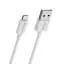 Кабель Borofone BX22 Bloom USB Micro USB 2.4A 1 м провід для зарядки смартфона/телефону білий - мініатюра 1