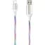 USB кабель Gelius Pro LED RGB GP-UC06i Apple Lightning Silver - мініатюра 1