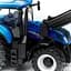 Іграшковий трактор Bburago Farm New Holland T7.315 з фронтальним навантажувачем 1:32 синій (18-31632) - мініатюра 2
