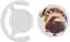 Тримач для телефону TOTO Popsocket plastic BNS-C 887 Dog (White) - мініатюра 2