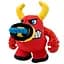 Сверхпрочная игрушка для собак плюшевый бычок с пищалкой Croci Warriors Bull 18 x 12 x 12 см - миниатюра 1