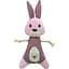 Игрушка Trixie Заяц ткань и плюш для собак 24 см - миниатюра 1