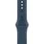 Смарт-часы Apple Watch SE 2 GPS 44mm Silver Aluminium Case with Storm Blue Sport Band S/M [MREC3] [95095] - миниатюра 3
