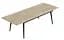 Стіл журнальний трансформер Dandi Small Ferrum-decor 45x120(160)x70 Чорний метал ДСП Дуб Сонома 16 мм (FRD-106796) - мініатюра 3