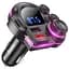 АЗУ FM модулятор Hoco DFM01 Legend 20W+QC3.0 (2USB-A/1C) Black - миниатюра 1
