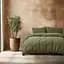 Постільна білизна Lotus Home Washed cotton - Kansas зелений євро - мініатюра 2