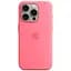 Силиконовый чехол CasePro Silicone Case with MagSafe Pink для iPhone 15 Pro Max - миниатюра 1