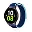 Ремешок для Xiaomi Amazfit GTR 22e - сине-оранжевый Watchbands NormalCloth ширина крепления 22мм нейлоновый (W21-7WB11675467) - миниатюра 3