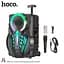 Колонка портативна — караоке система Hoco DS40 8-inches BT speaker with trolley з ручкою на колесах - мініатюра 6
