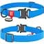 Нашийник для собак Waudog Waterproof, коллартекс, водостійкий, з QR паспортом, 23-35х1,5 см, блакитний - мініатюра 3