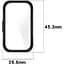 Чехол-накладка DK CDK для Huawei Band 10 Silicone Face Case (016324) (black) - миниатюра 3