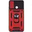 Чехол Ummi Camshield Serge Ring для Xiaomi Redmi 9C / Redmi 10A Красный / Red - миниатюра 2