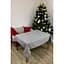Скатертина Прованс Merry Christmas 132х120 см сіра (31426) - мініатюра 3