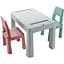 Комплект мебели Tega Baby Teggi Multifun + 2 стула turquoise old rose grey - миниатюра 1
