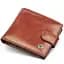Чоловіче портмоне з натуральної шкіри ST Leather B104 коричневе 9,5 см - мініатюра 1