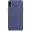 Чехол Silicone Case без Logo AA для Apple iPhone XS Max 6.5" Синий / Aqua Blue - миниатюра 1