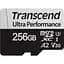 Карта пам'яті Transcend 256GB microSDXC C10 UHS-I U3 A2 R160/W125MB/s + SD (TS256GUSD340S) - мініатюра 1