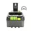 Набор аккумуляторов ONE+ RB1850X2 18В Ryobi hoz0014311 - миниатюра 4