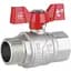 Кран кульовий Thermo Alliance Forte 1" ВЗ прямий, PN40, метелик SF607W25 - мініатюра 1