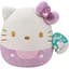 М'яка іграшка Squishmallows Hello Kitty Хеллоу Кітті в пурпуровому 20 см (SQSN00499) - мініатюра 7