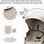 Універсальна коляска 3 в 1 Kinderkraft Newly Sand Beige бежева (00-00305184) - мініатюра 10