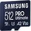Карта пам'яті Samsung microSDXC 512GB Class 10 UHS-I U3 V30 A2 PRO Ultimate + SD Adapter [MB-MY512SA] [112858] - мініатюра 4