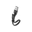 Дата кабель USB 2.0 AM to Lightning 0.23m 2A black Baseus (CALMBJ-B01) - мініатюра 2