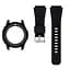 Комплект Watchbands: силиконовый ремешок черный + чехол черный для Samsung Gear S3 Frontier (WBKW-46-4-1S3) - миниатюра 2