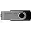 USB Flash накопичувач Goodram 64GB Twister UTS2 USB 2.0 black (UTS2-0640K0R11) - мініатюра 1