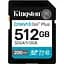 Карта пам'яті Kingston SDXC, 512Gb Canvas Go! Plus, Сlass10 UHS-I U3 V30, до 200/160 МБ/с (SDG4/512GB) - мініатюра 1