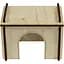 Будинок для гризунів Lucky Pet №102 бежевий 14x9x10 см - мініатюра 2