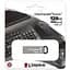 USB флеш-накопичувач Kingston DataTraveler Kyson 128GB USB-A 3.2 Gen 1 Silver/Black (DTKN/128GB) [52238] - мініатюра 3