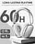 Навушники Wentronic Y02 з активним шумозаглушенням, 60 годин роботи від батареї, 5 режимів еквалайзера, Hi-Res аудіо, глибокі баси - мініатюра 4