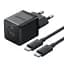 МЗП Baseus Palm Fast Charger Type-C+USB 30W с Cable Type-C to Type-C 60W 20V/3A 1m P1011160A113-01 Black - миниатюра 1
