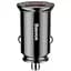 Автомобільний зарядний пристрій Baseus Circular Plastic PD3.0 QC 4.0 + 30W USB + Type-C Black [CCALL-YS01] [67977] - мініатюра 1