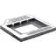 Адаптер Gembird для HDD/SSD 2.5" у відсік CD-ROM приводу ноутбука 12.7мм (MF-95-02) - мініатюра 2