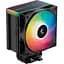 Кулер для процесора DeepCool AG500 ARGB V2 чорний алюміній та мідні теплові трубки 1x120 мм ARGB для Intel 1700/1200/115x AMD - мініатюра 1