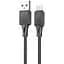 Кабель Hoco Micro USB Assistant silicone charging data cable X101 1 м 2.4A - мініатюра 1