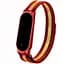 Ремінець Міланська Петля Mi Band 7 Червоний/Gold (26) - мініатюра 1
