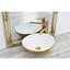 Умивальник Rea Sofia 34,5x40,9 gold/white (REA-U0456) - мініатюра 3