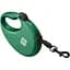 Повідець-рулетка для собак Waudog R-leash з контейнером для пакетів, світловідбивна стрічка L до 40 кг, 5 м зелений - мініатюра 4