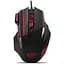 Миша Esperanza MX201 Wolf чорний/Red USB оптична 800-2400 dpi 7 кнопок червоне підсвічування 1.5 м (EGM201R) - мініатюра 1