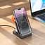 Power bank Hoco J149 3в1 5000mAh магнітний з функцією бездротової зарядки чорний - мініатюра 2