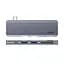 Usb-хаб Baseus Harmonica Five-in-one Hub Adapter Серый - миниатюра 3