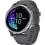 Спортивний годинник Garmin Venu Silver Stainless Steel Bezel w. Granite Blue and Silicone B. (010-02173-01/010-02173-03) - мініатюра 2